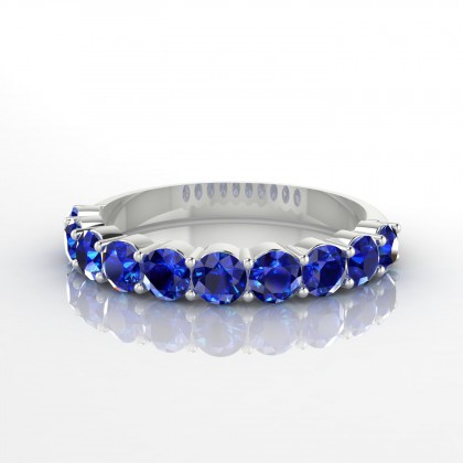Céleste Bague Saphir en Or blanc 18k