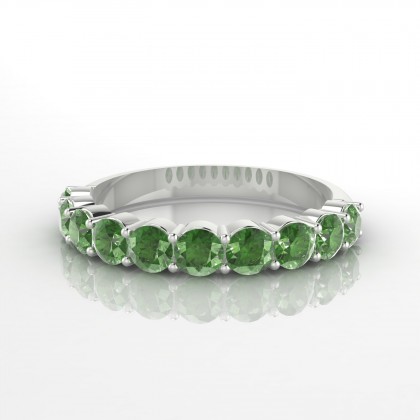 Céleste Bague Tourmaline en Or blanc 18k