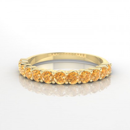 Confidence Bague Citrine en Or jaune 18k