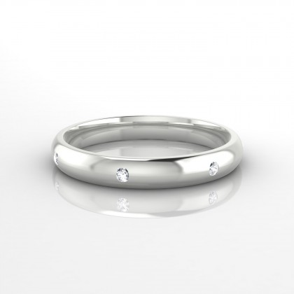Délicieuse Bague Diamant en Argent 925