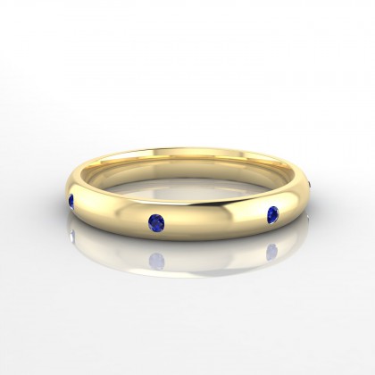 Délicieuse Bague Saphir en Or jaune 18k