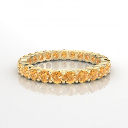 Enchanteresse Bague Citrine en Or jaune 18k