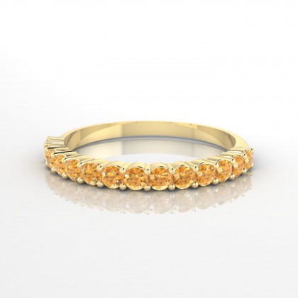 Incandescente Bague Citrine en Or jaune 18k