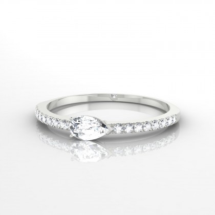 Athéna Bague Diamant en Argent 925