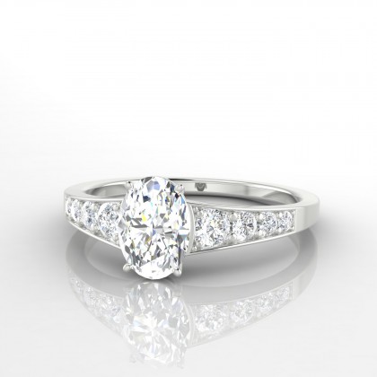Aude Bague Diamant en Or blanc 18k