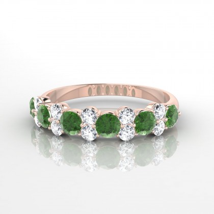 Exceptionnelle Bague Tourmaline en Or rose 18k