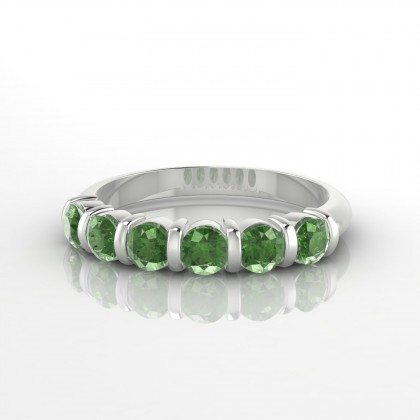 Grandiose Bague Tourmaline en Or blanc 18k