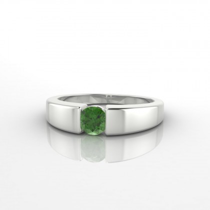 Jasmine Bague Tourmaline en Or blanc 18k