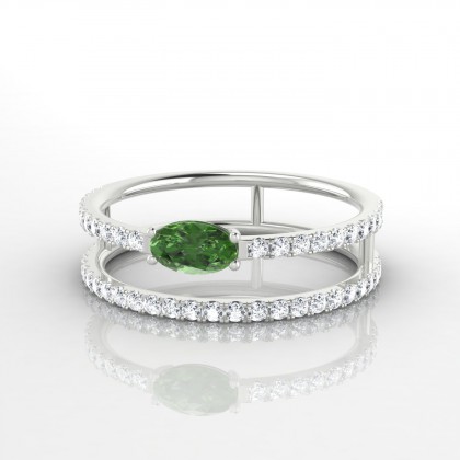 Leopoldine Bague Tourmaline en Argent 925