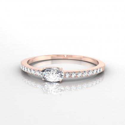 Morphée Bague Diamant en Or rose 18k