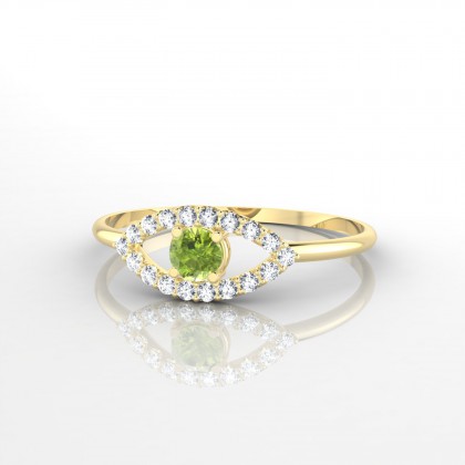 Persia Bague Péridot en Or jaune 18k