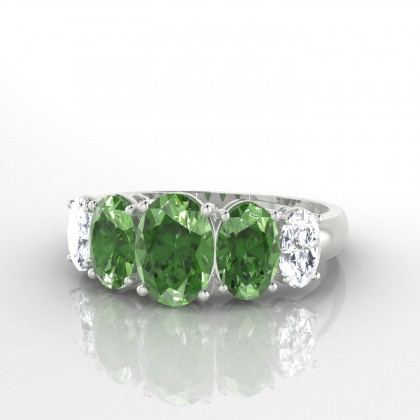 Tradition Bague Tourmaline en Argent 925