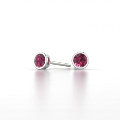 Agatha Boucles d'oreilles Grenat en Argent 925