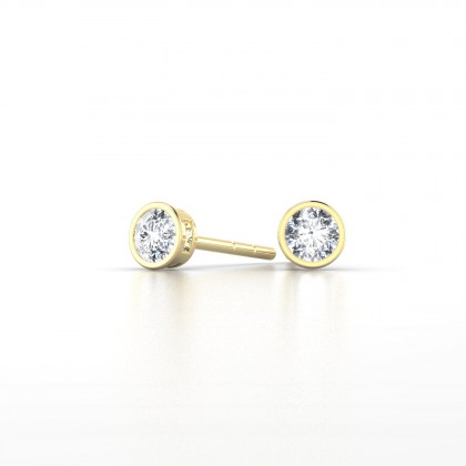 Agatha Boucles d'oreilles Diamant en Or jaune 18k