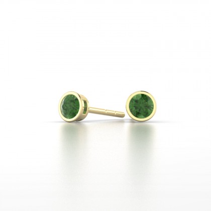 Agatha Boucles d'oreilles Tourmaline en Or jaune 18k