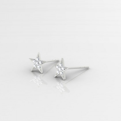 Capella Boucles d'oreilles Diamant en Argent 925