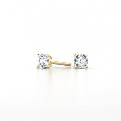 Léonise Boucles d'oreilles Diamant en Or jaune 18k