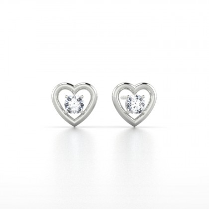 Lina Boucles d'oreilles Diamant en Argent 925