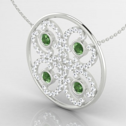 Elixir Pendentif Tourmaline en Argent 925