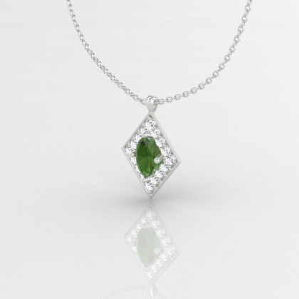Gloria Pendentif Tourmaline en Argent 925