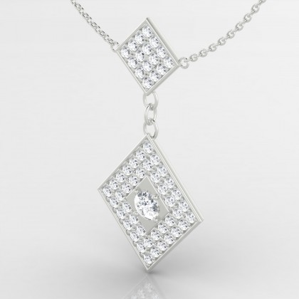 Instant Pendentif Diamant en Argent 925