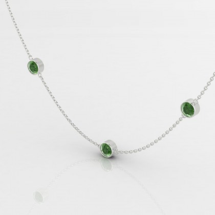 Joie Pendentif Tourmaline en Argent 925