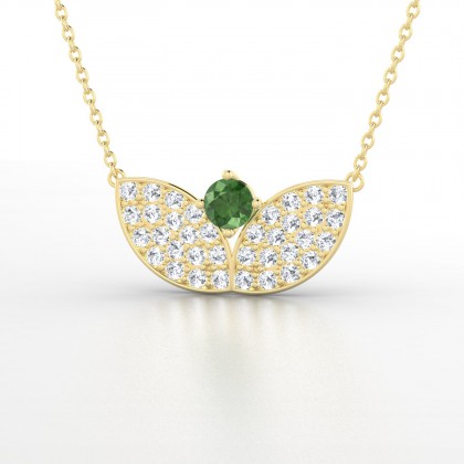 Anthèse Pendentif Tourmaline en Or jaune 18k
