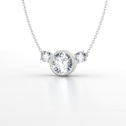 Antigone Pendentif Diamant en Argent 925