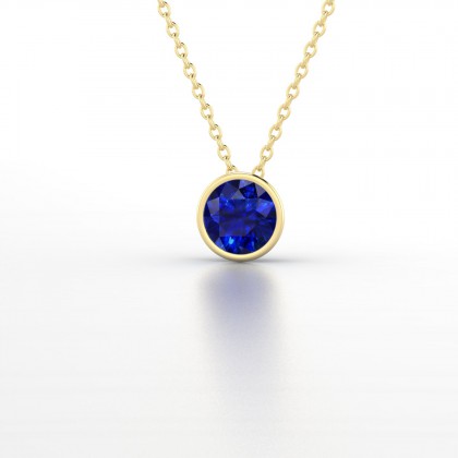 Dana Pendentif Saphir en Or jaune 18k