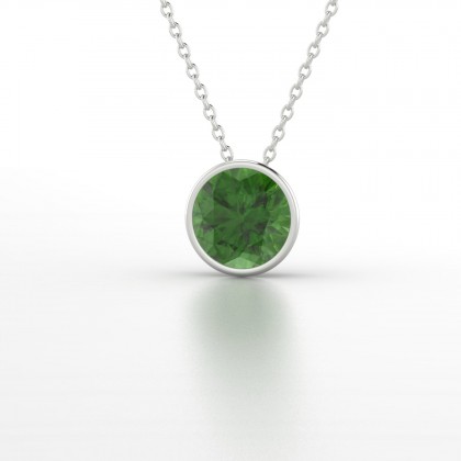 Elisa Pendentif Tourmaline en Argent 925