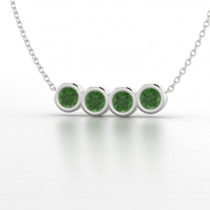 Envie Pendentif Tourmaline en Argent 925