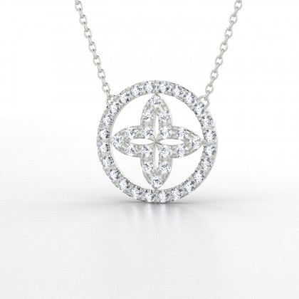 Epicure Pendentif Diamant en Or blanc 18k