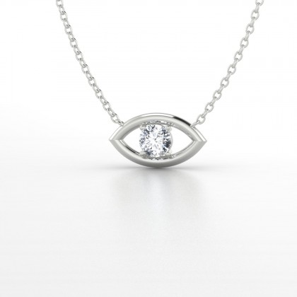 Era Pendentif Diamant en Or blanc 18k