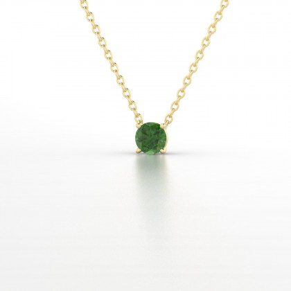 Léonise Pendentif Tourmaline en Or jaune 18k