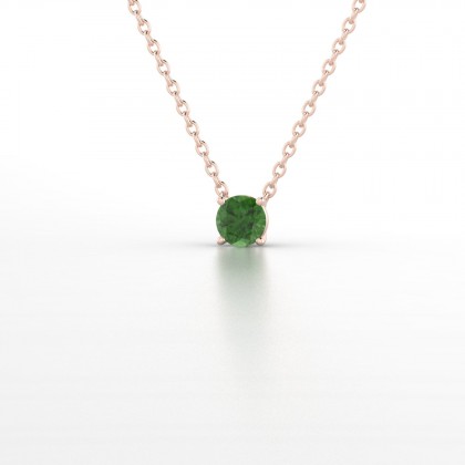 Léonise Pendentif Tourmaline en Or rose 18k