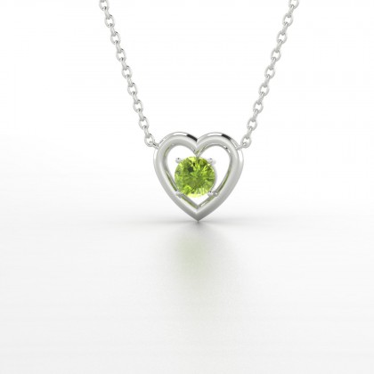 Lina Pendentif Péridot en Argent 925
