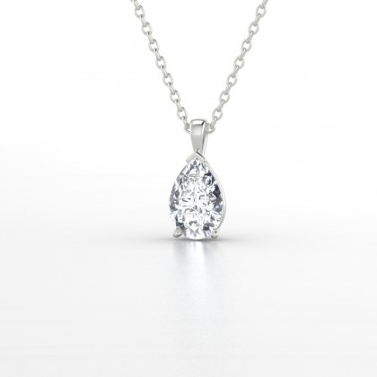 Louise Pendentif Diamant en Argent 925