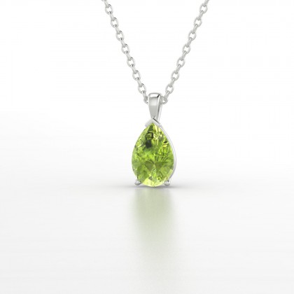 Louise Pendentif Péridot en Argent 925
