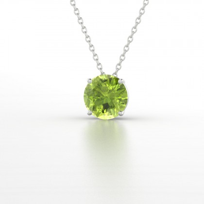 Moïra Pendentif Péridot en Argent 925