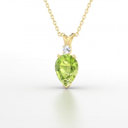 Régal Pendentif Péridot en Or jaune 18k