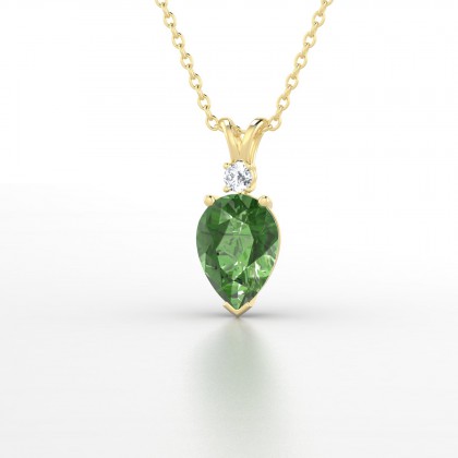 Régal Pendentif Tourmaline en Or jaune 18k