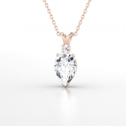 Régal Pendentif Diamant en Or rose 18k