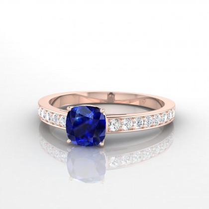 Tamara Bague Saphir en Or rose 18k