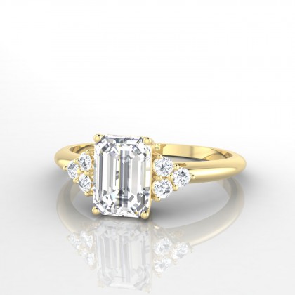 Admiration Bague Diamant en Or jaune 18k