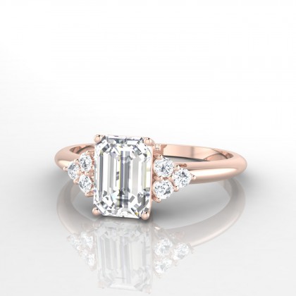 Admiration Bague Diamant en Or rose 18k