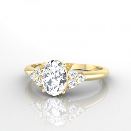 Allégresse Bague Diamant en Or jaune 18k