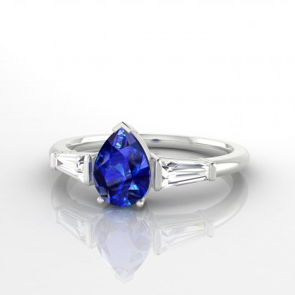 Confidence Bague Saphir en Argent 925