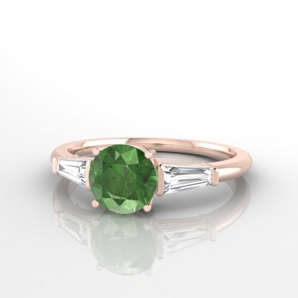 Vénérée Bague Tourmaline en Or rose 18k