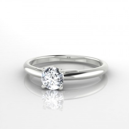 Annaëlle Solitaire Diamant en Argent 925