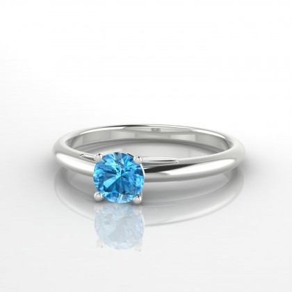 Annaëlle Solitaire Topaze en Argent 925